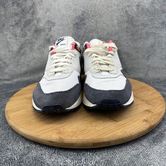 Nike Air Max 1 Shoes Womens Size 9.5 White Navy Pink 319986-116 Running Casual - Picture 2 of 10